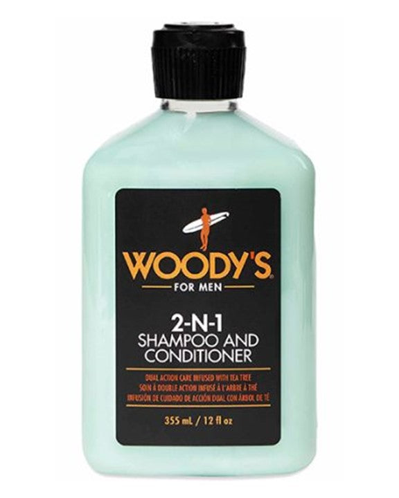 Woody's 2-n-1 Thickening Shampoo and Conditioner - 12oz/1pk