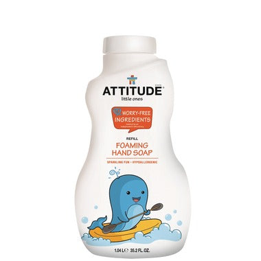 Attitude Little Ones Foaming Hand Soap Refill Sparkling Fun - 1.04L/35.2oz/6pk