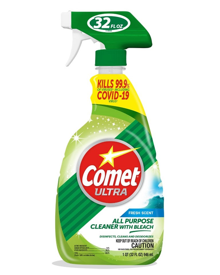 Comet Ultra All-Purpose Cleaner w/Bleach Trigger Spray Fresh Scent - 32oz/9pk