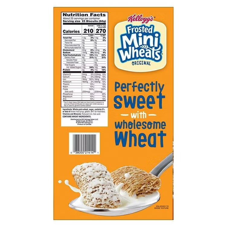 Kellogg's Frosted Mini-Wheats Breakfast Cereal - 55oz/1pk