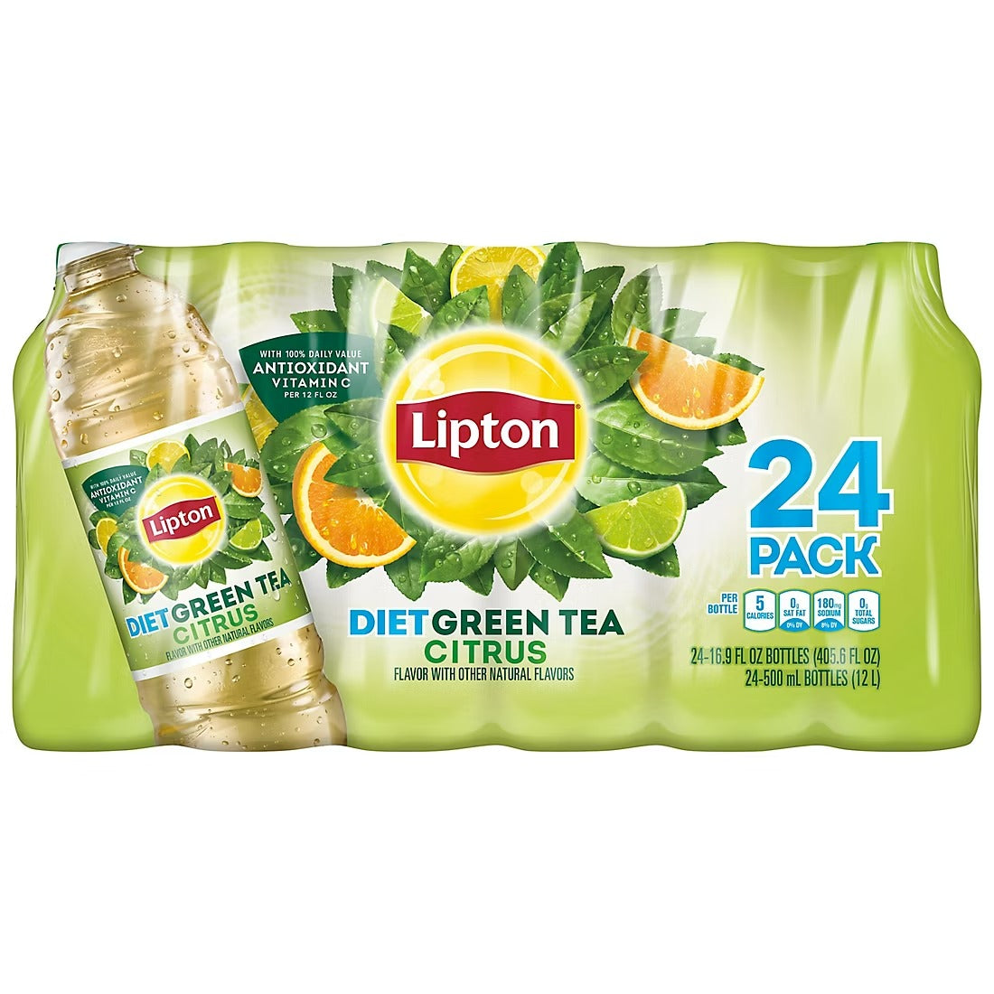 Lipton Diet Green Tea Citrus Iced Tea - 16.9oz/24pk