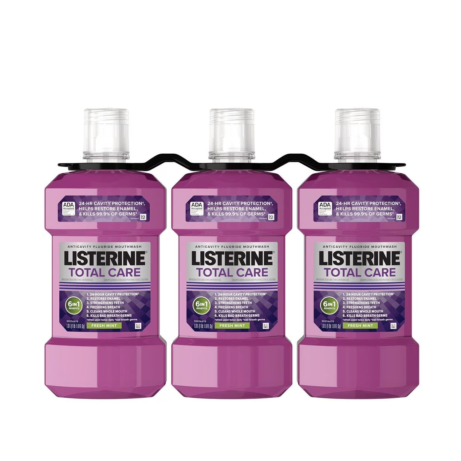 Listerine Total Care Mouthwash Fresh Mint - 33.8oz/3pk