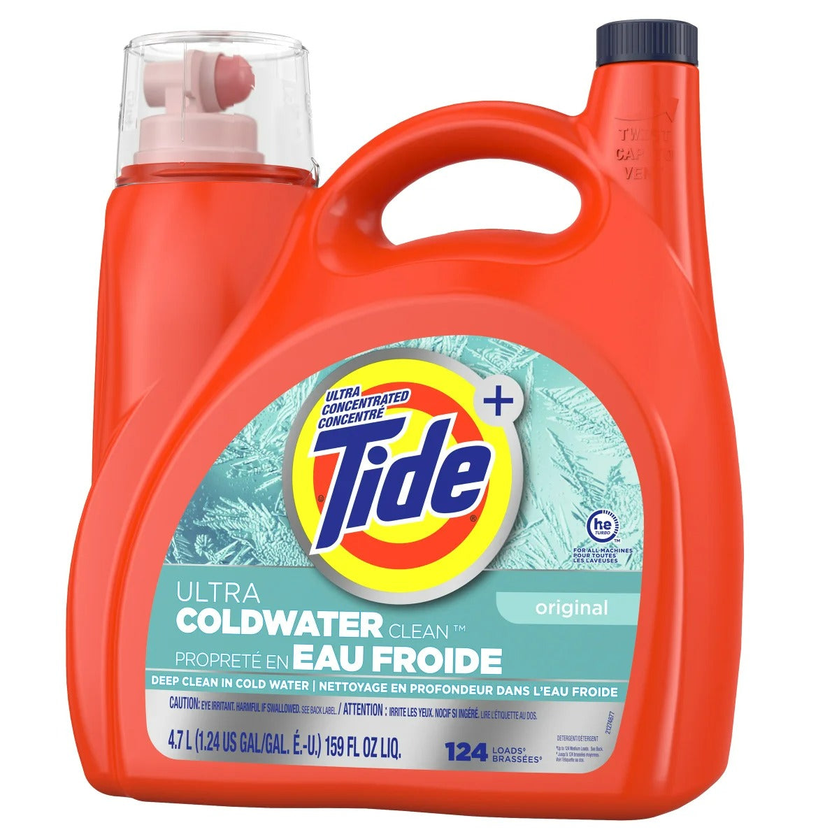 Tide Ultra Coldwater Clean Liquid Laundry Detergent 124 Loads - 159oz/4pk