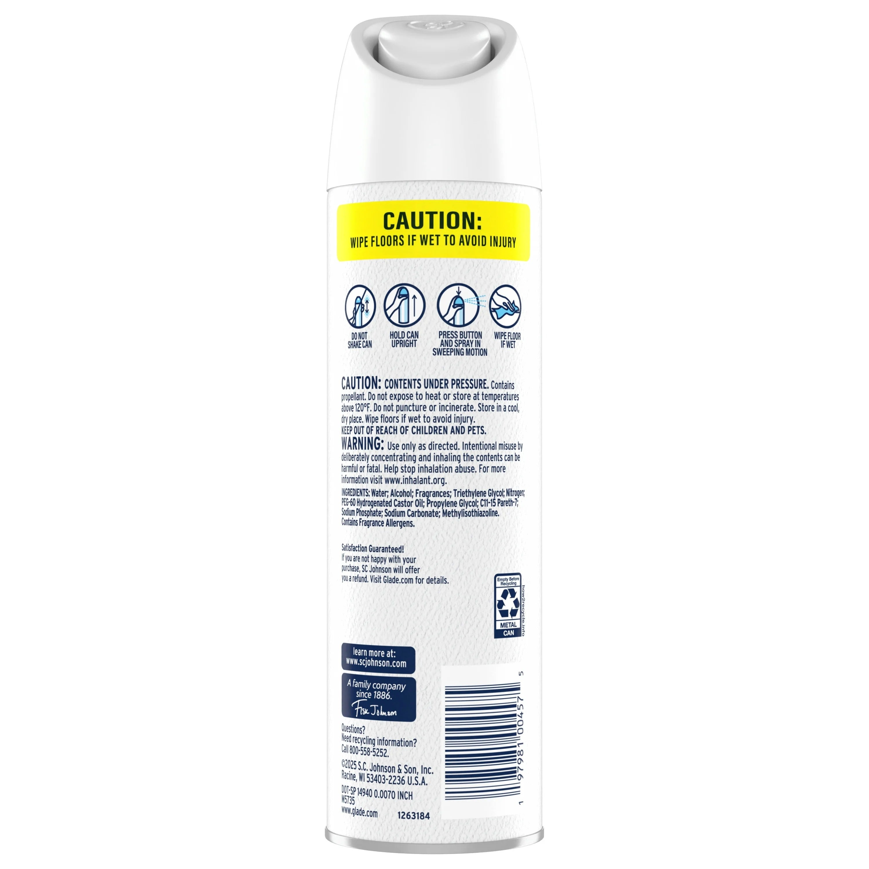 Glade Aerosol - Sweet Summertime - 7.3oz/6pk