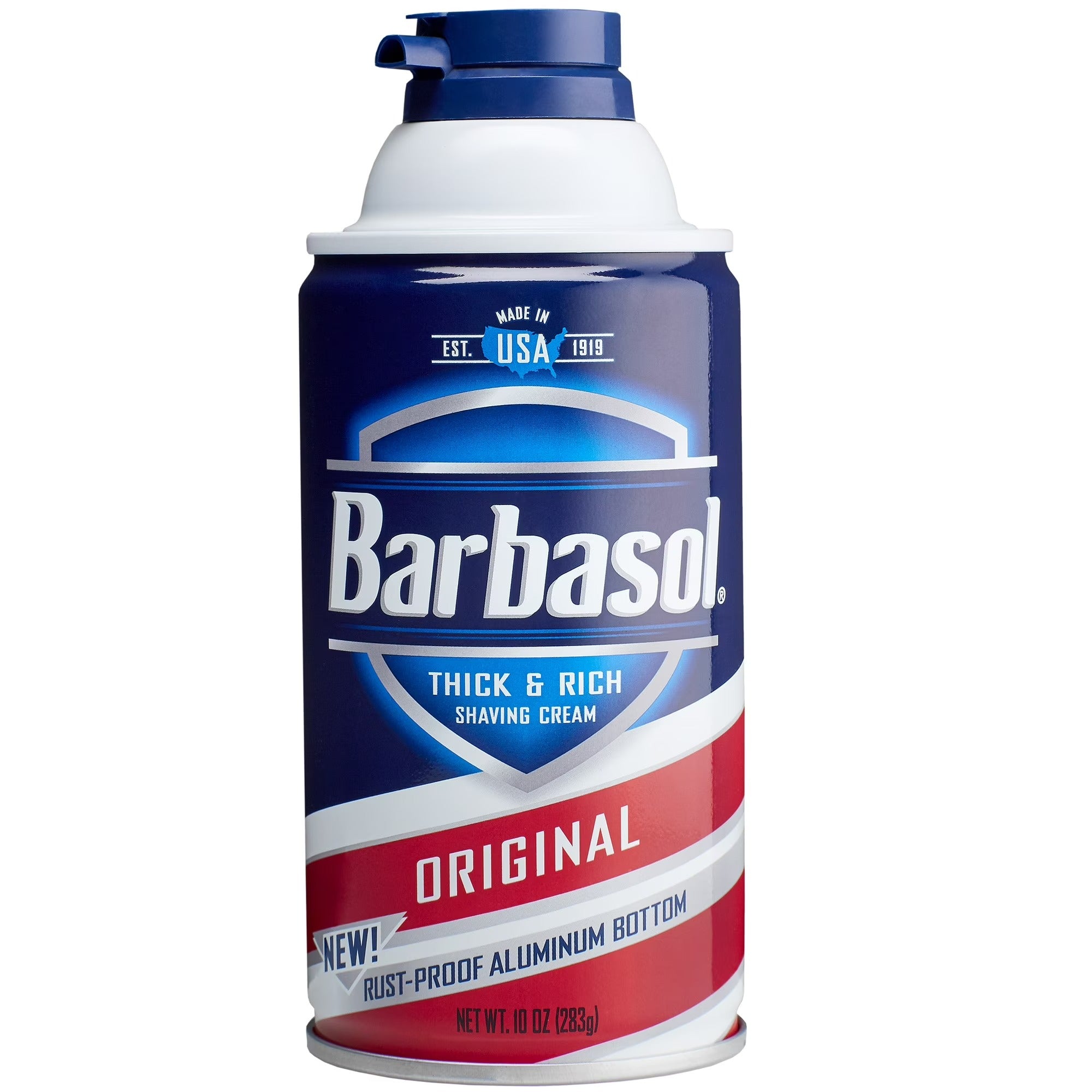 Barbasol Shaving Cream with Rust Resistant Bottom Original 283g - 10oz/6pk