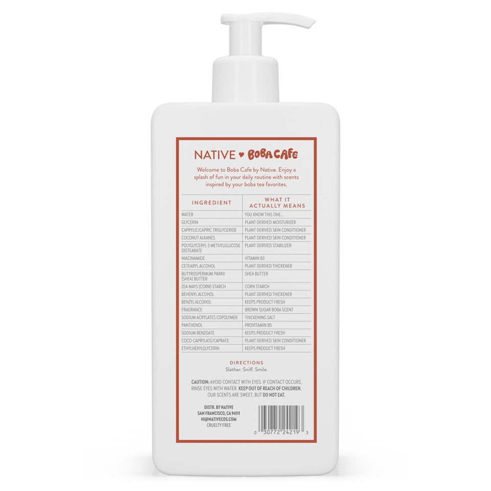 Native Limited Edition Brown Sugar Boba Body Lotion - 16.5oz/6pk