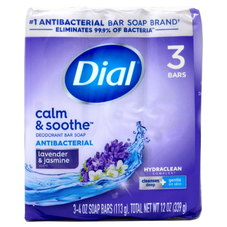 Dial Bar Lavender & Twilight Jasmine - (3x4.0)oz/12pk