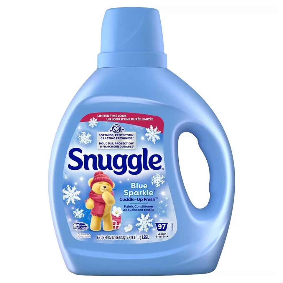 Snuggle Fabsoft UltLiq Blue Sparkle - 66oz/6pk