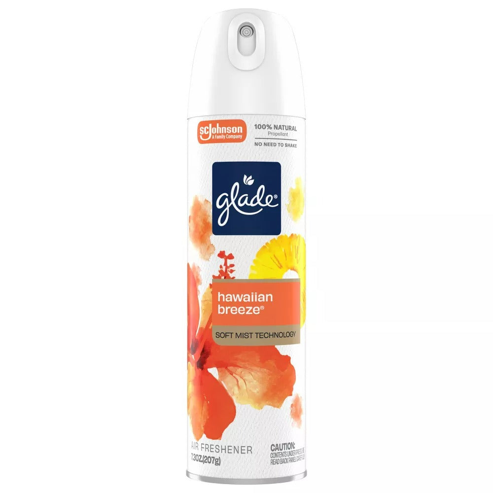 Glade Aerosol - Hawaiian Breeze - 7.3oz/6pk