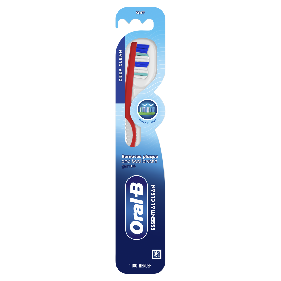 Oral-B Essential Clean Toothbrush Removes Plaque Soft - 1ct/36pk
