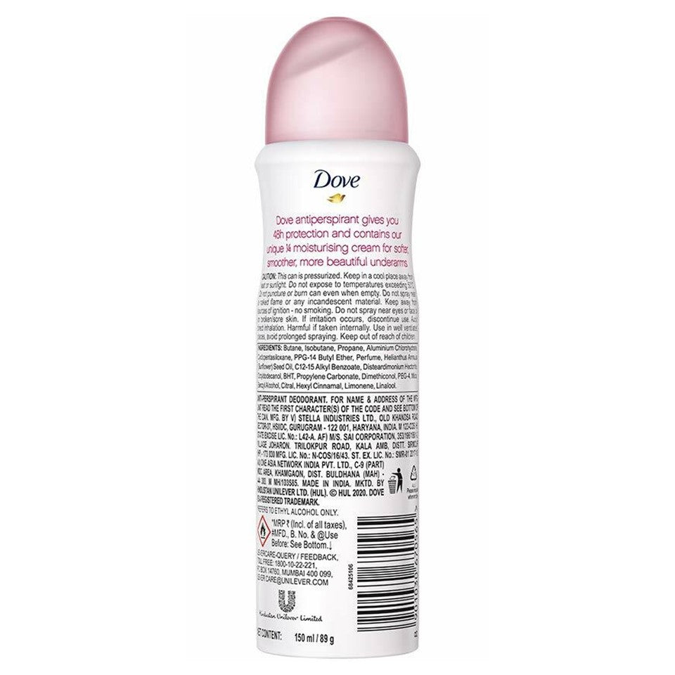 Dove Deodorant Spray Eventone Skin - 5.0oz/150ml/6pk