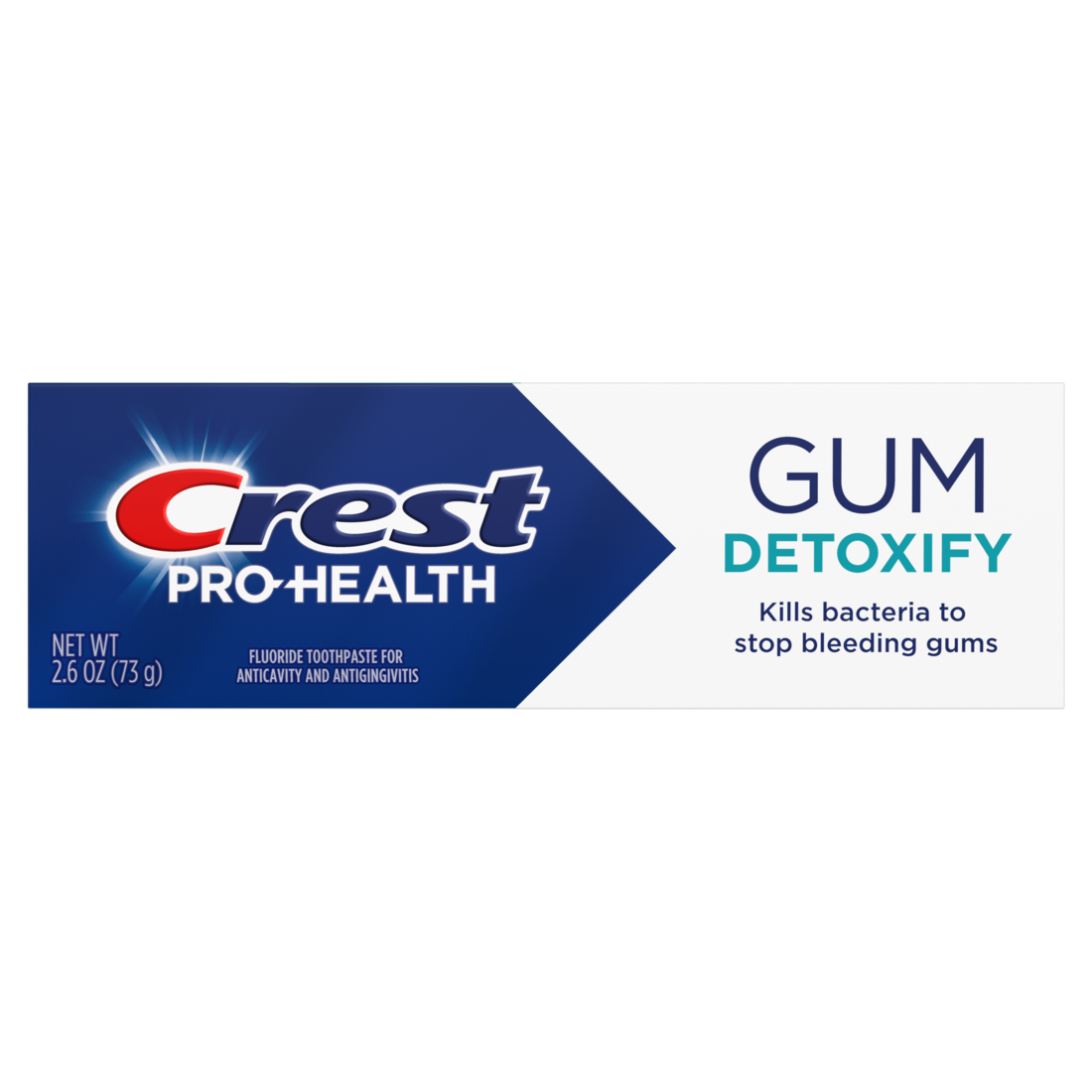 Crest Pro-Health Gum Detoxify Toothpaste Anticavity Antibacterial Fluoride Toothpaste Clinically Proven Gum Sensitive And Enamel Protection Plaque Control - 2.6oz/24pk
