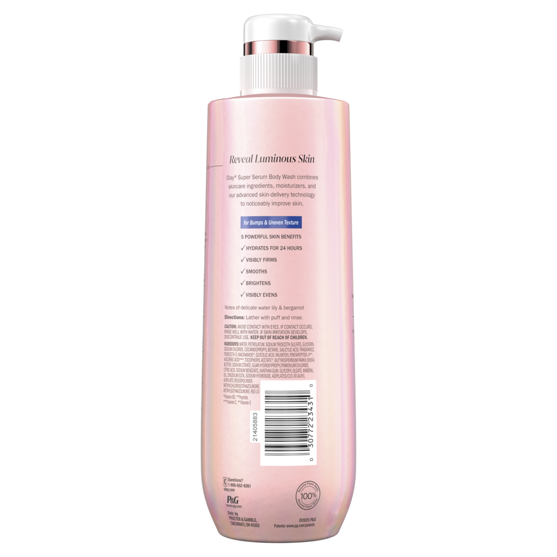 Olay Super Serum Body Wash For Bumps & Uneven Textured Skin Serum Complex For Luminous Skin - 20oz/4pk