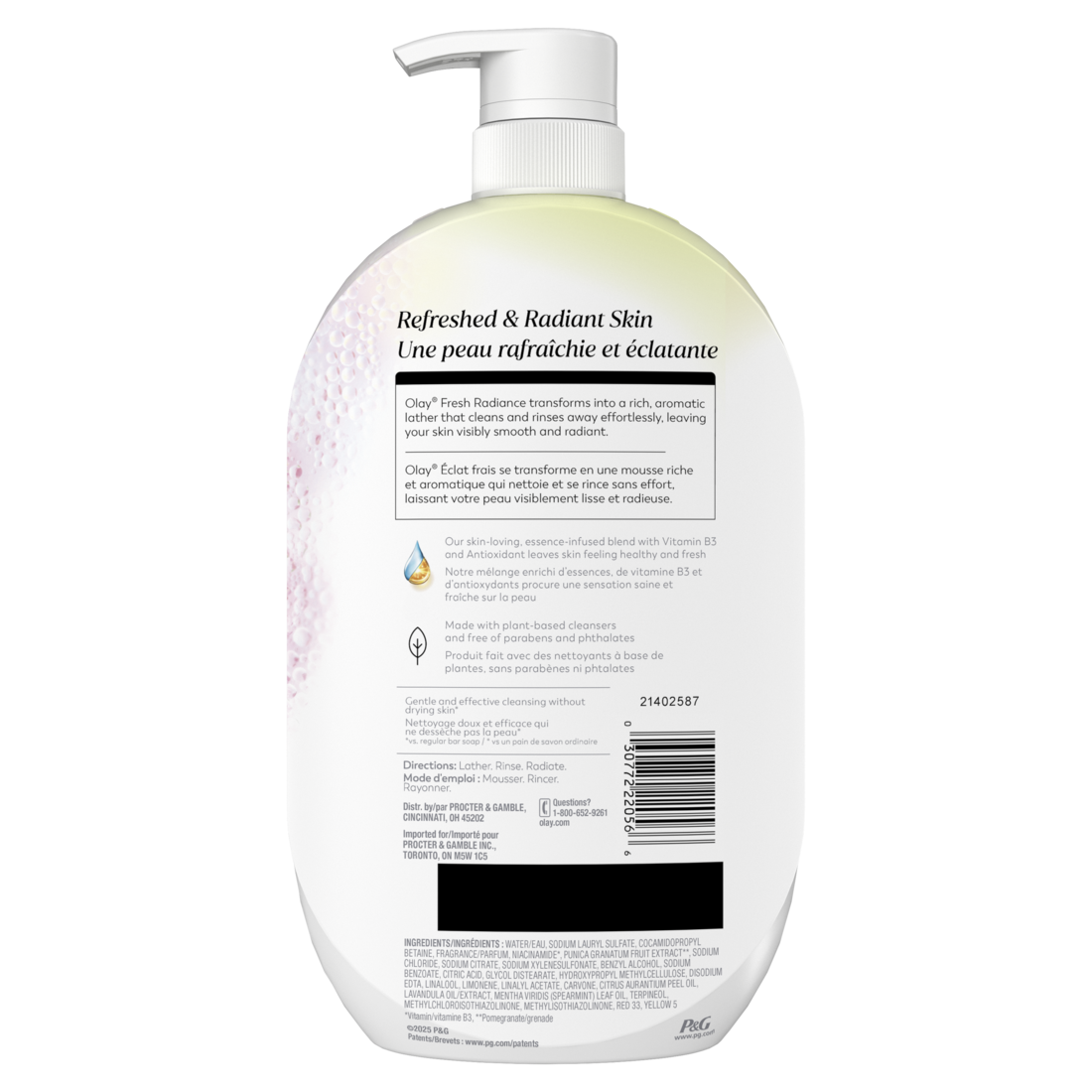 Olay Fresh Radiance Body Wash With Essence Of Watermelon And Agave Vitamin B3 And Antioxidant Blend - 35oz/4pk