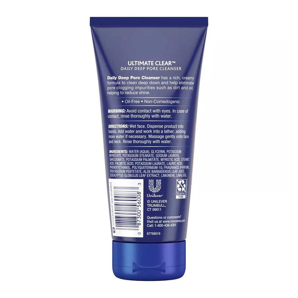 Noxzema Daily Deep Pore Oil-Free Cleanser Ultimate Clear - 6oz/6pk