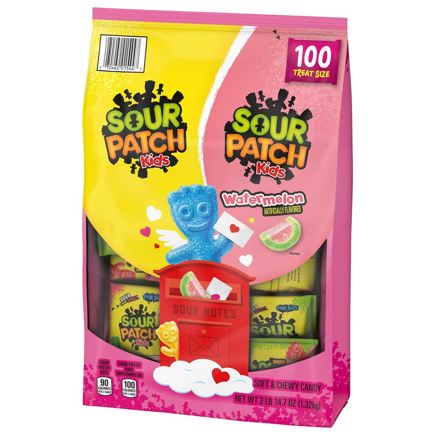Sour Patch Kids Original & Watermelon Valentines Day Candy - 100ct/1pk