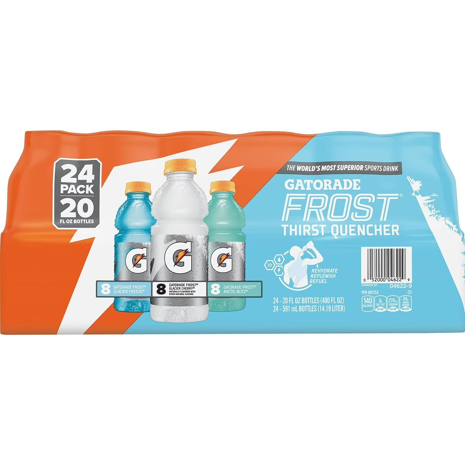 Gatorade Frost Thirst Quencher Variety Pack - 20oz/24 pk.