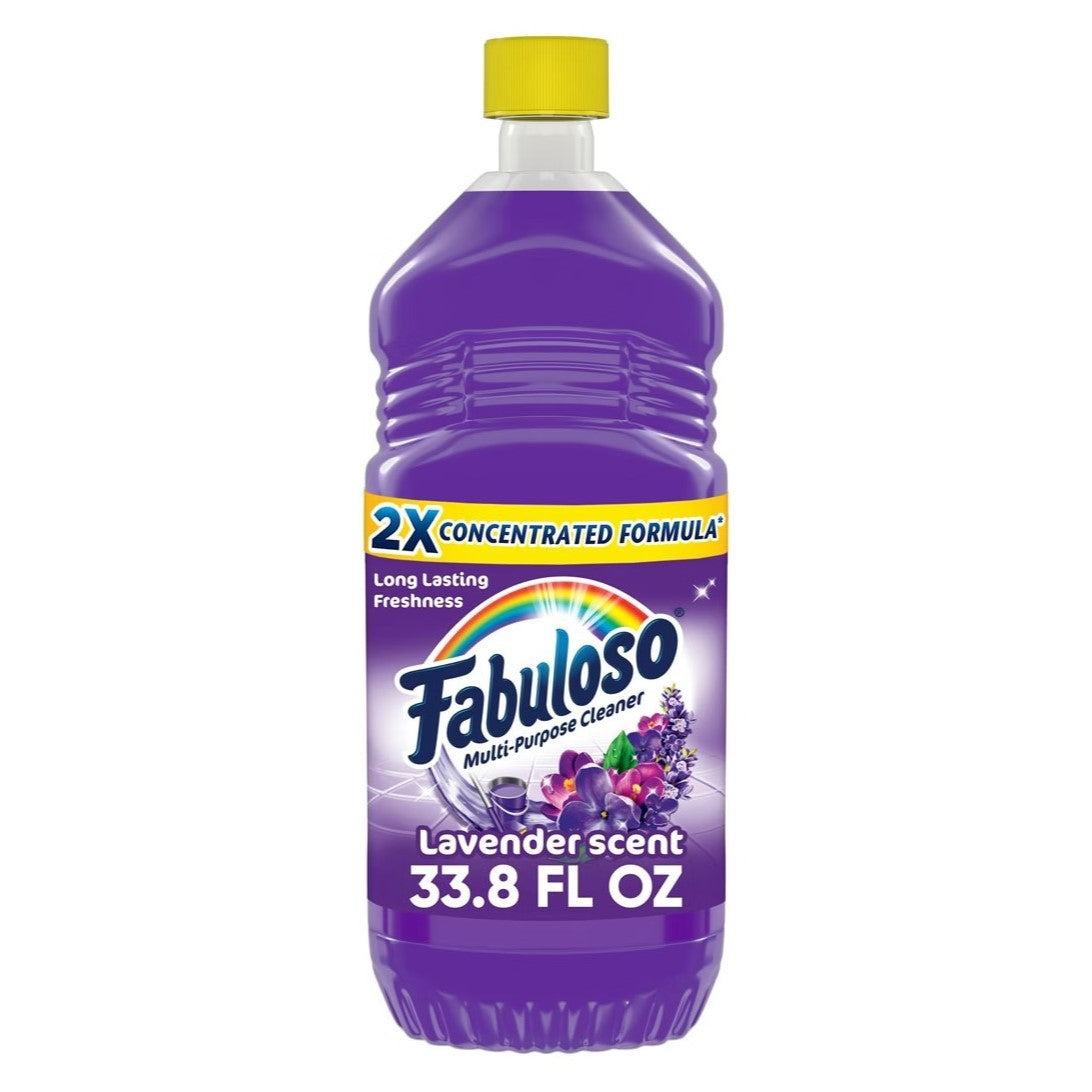 Fabuloso 2X Concentrated Formula Multi Purpose Cleaner Lavender - 33.8oz/12pk