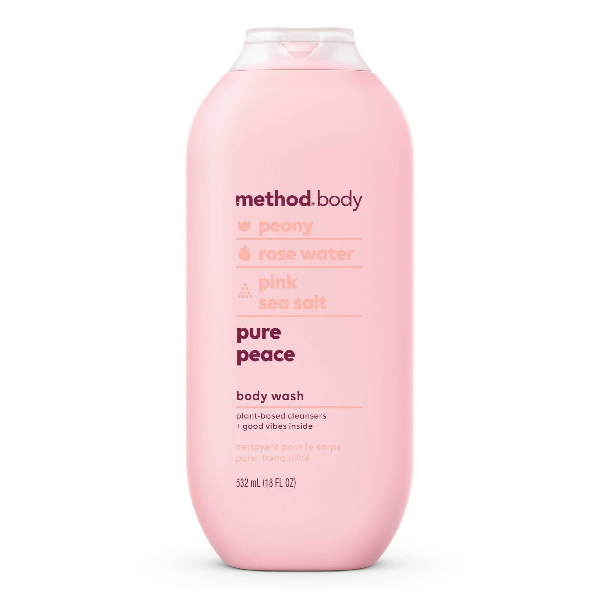 Method Body Wash Pure Peace - 18oz/6pk