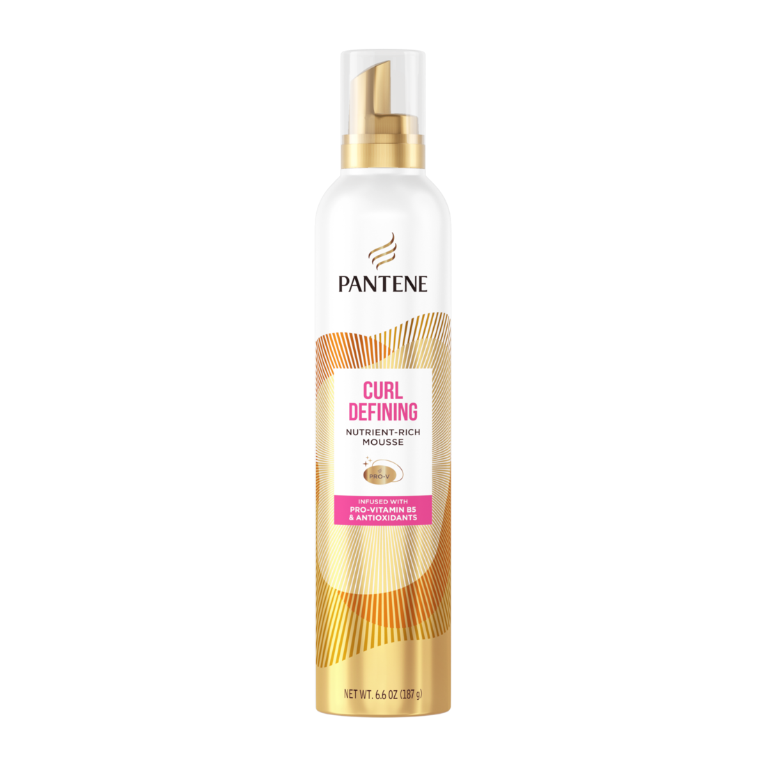 Pantene Curl Defining Mousse Pro-Vitamin B5 and Antioxidant Formula Moisture Lock - 6.6oz/12pk