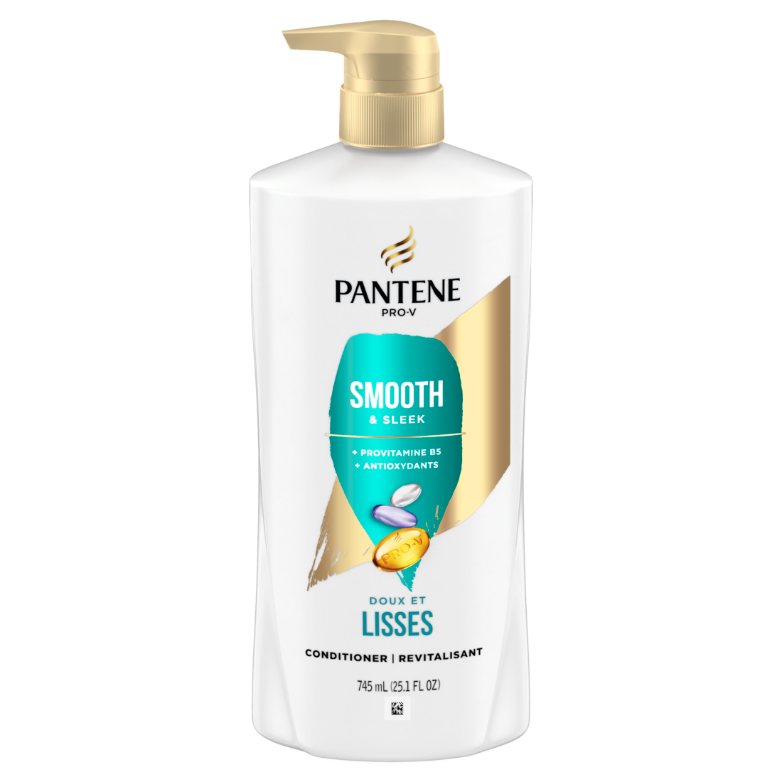 Pantene Smooth & Sleek 72 HR Smoothness Conditioner - 25.1oz/4pk