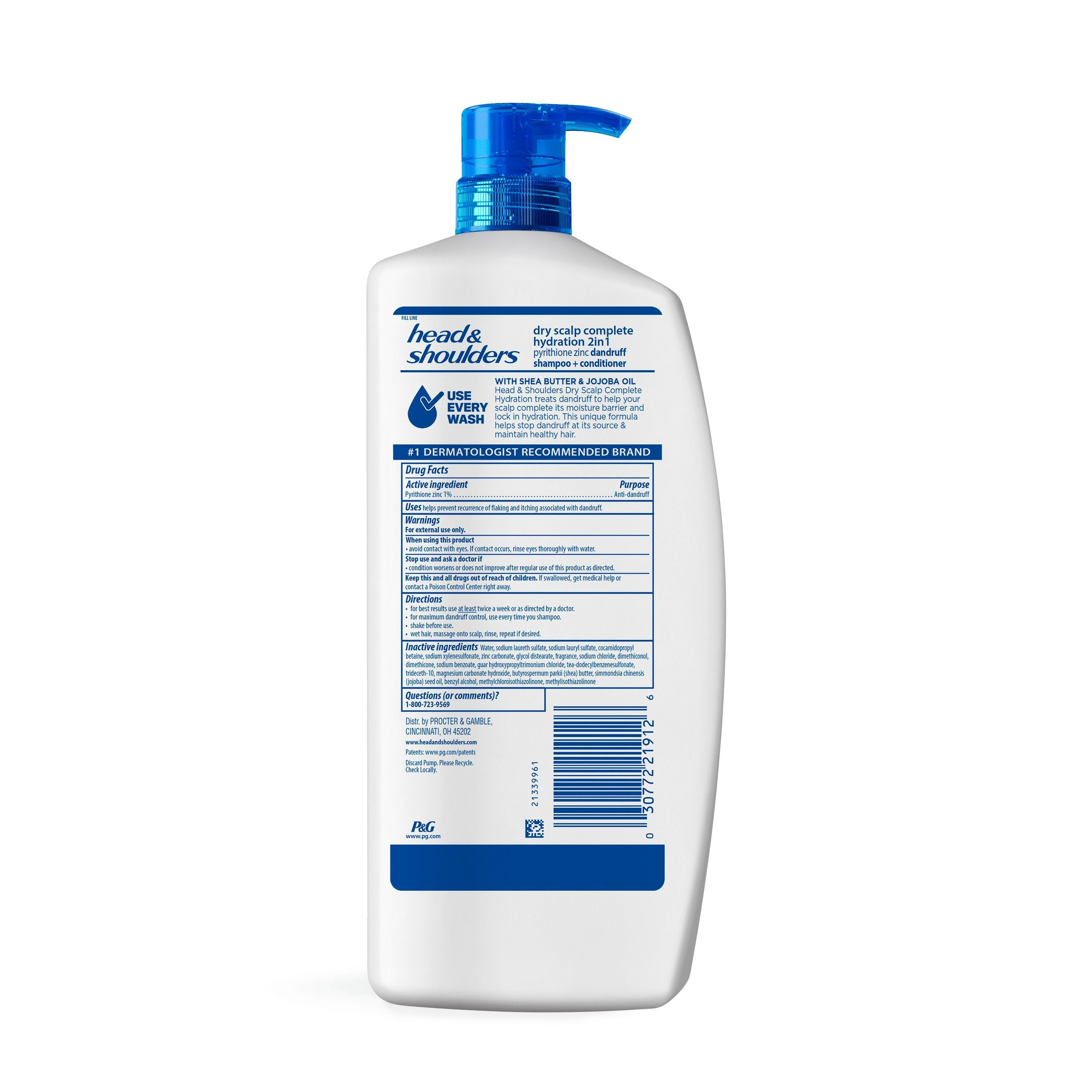 Head & Shoulders 2-in-1 Dry Scalp Care Shampoo and Conditioner - 38.8oz/1pk