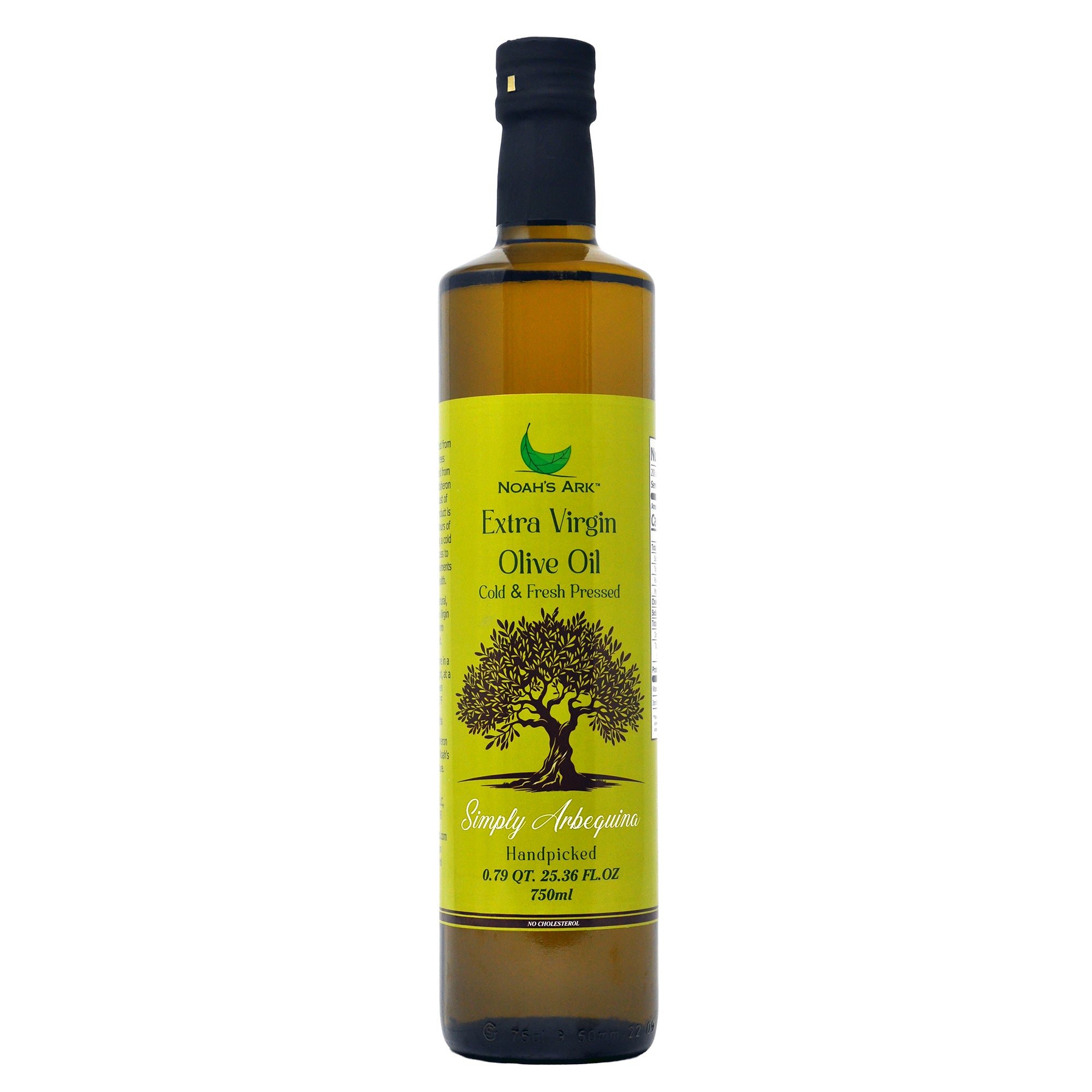Noah's Ark Arbequina Extra Virgin Olive Oil - 750ml/25.36oz/6pk