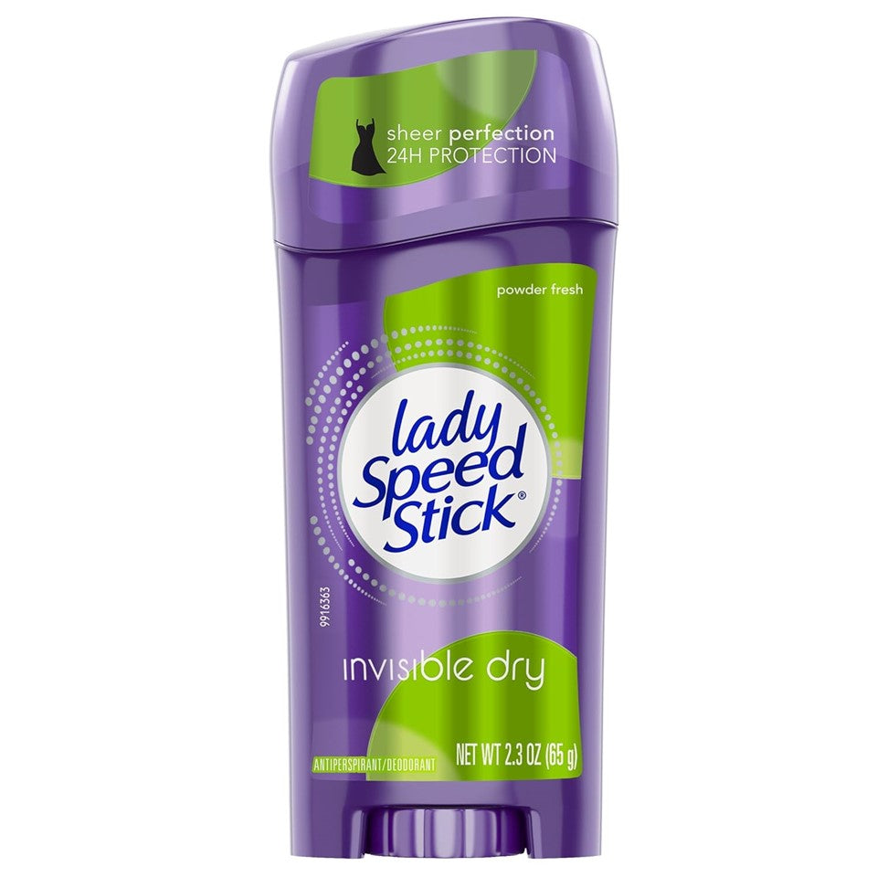 Lady Speed Stick Antiperspirant Invisible Dry Powder Fresh - 2.3oz/12pk