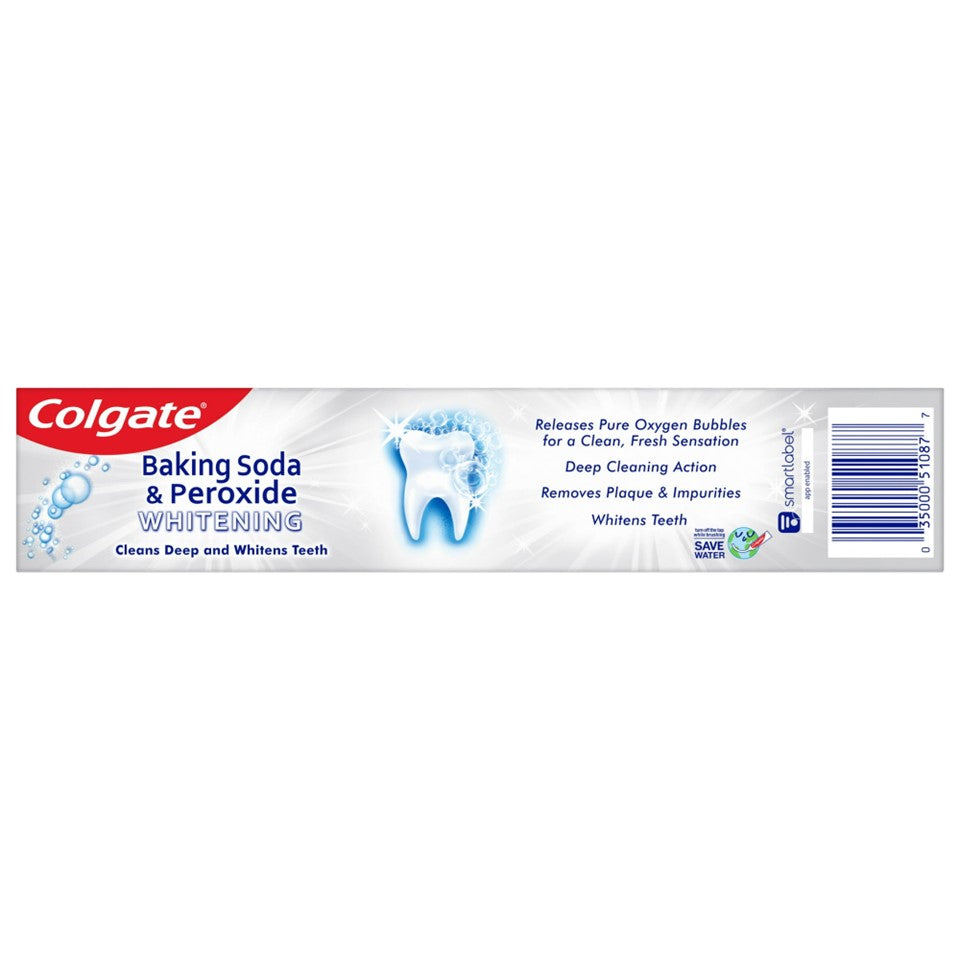Colgate Baking Soda & Peroxide Whitening Toothpaste - 6oz/24pk