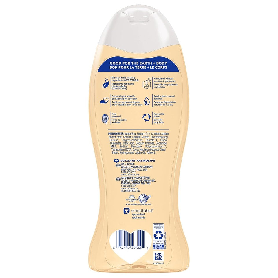 SoftSoap Moisturizing Body Wash Vanilla & Jojoba Oil - 20oz/4pk