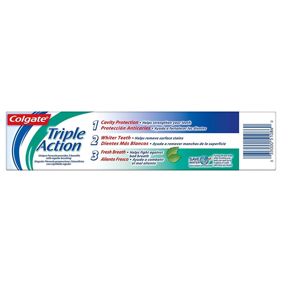 Colgate Triple Action Toothpaste Original - 8oz/24pk