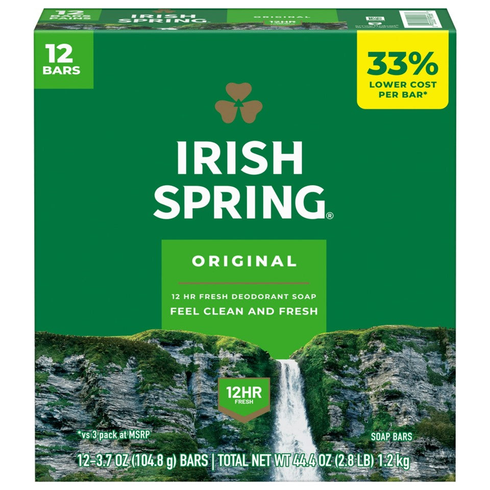 Irish Spring Soap Original - (12x3.7)oz/6pk