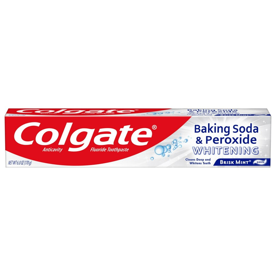 Colgate Baking Soda & Peroxide Whitening Toothpaste - 6oz/24pk