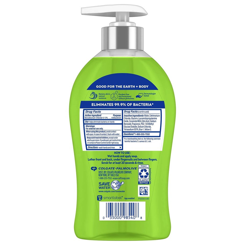 SoftSoap Antibacterial Liquid Hand Soap Pump Sprakling Pear - 11.25oz/6pk