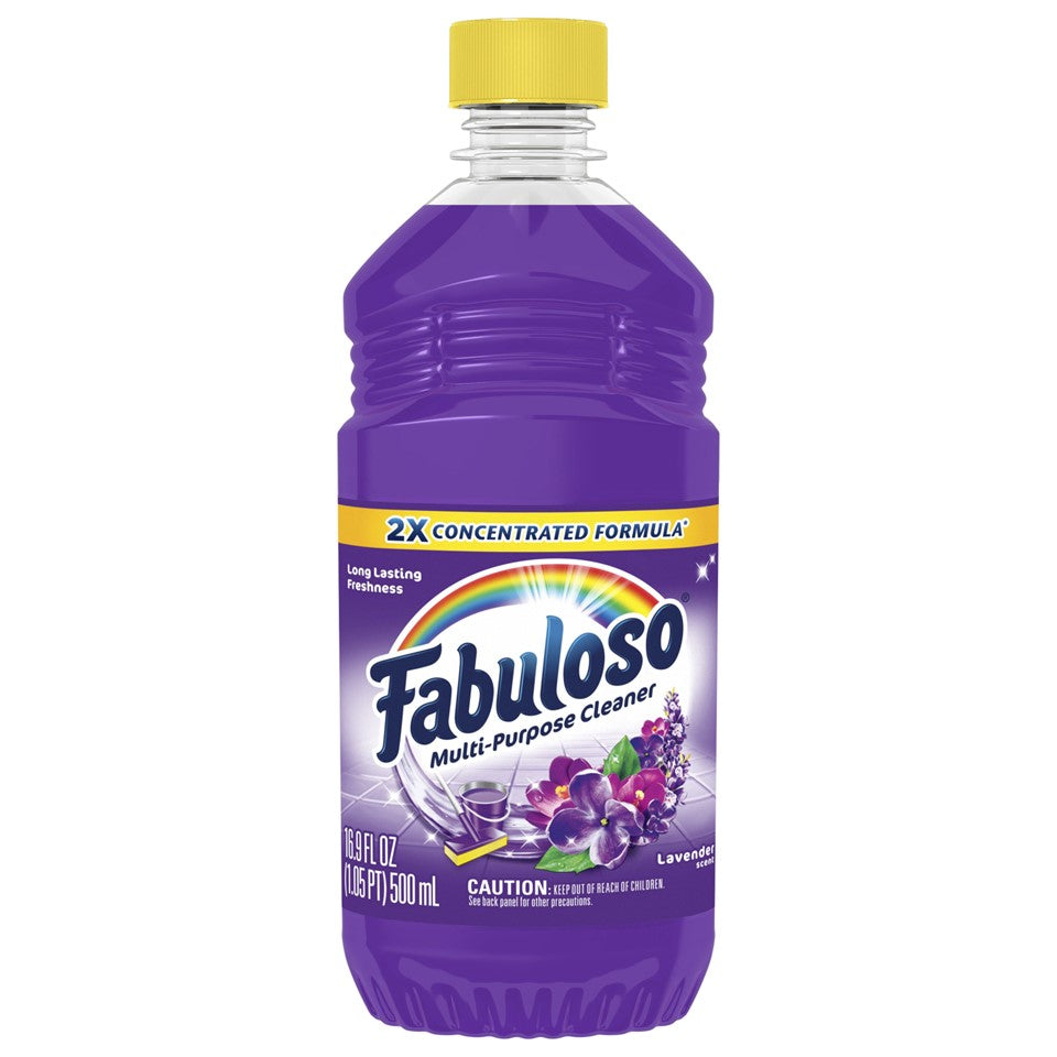 Fabuloso 2X Concentrated Formula Multi Purpose Cleaner Lavender - 16.9oz/24pk