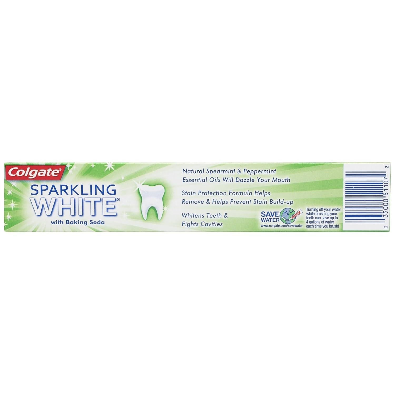Colgate Toothpaste Sparkling White Mint Zing - 2.5oz/24pk