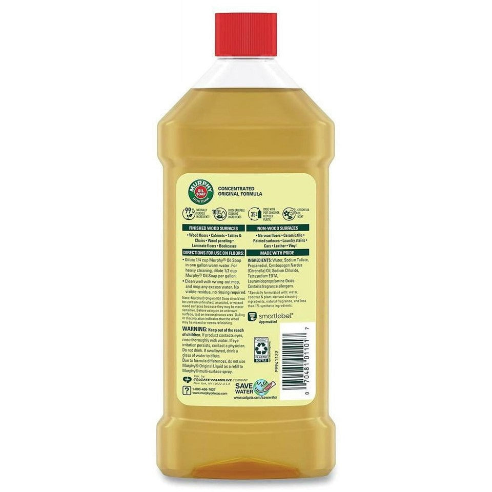 Murphy Oil Soap Concentrated Wood Cleaner Original - 16oz/12pk