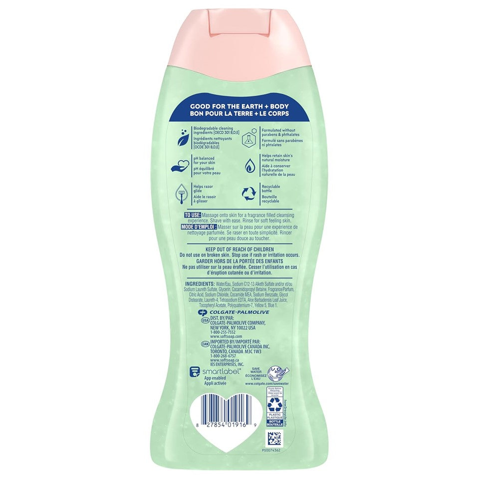 Softsoap Body Wash and Shave Gel Cool Cucumber - 20oz/4pk
