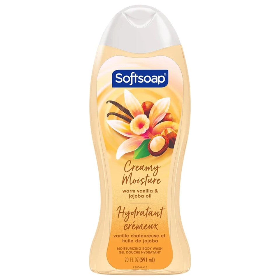 SoftSoap Moisturizing Body Wash Vanilla & Jojoba Oil - 20oz/4pk