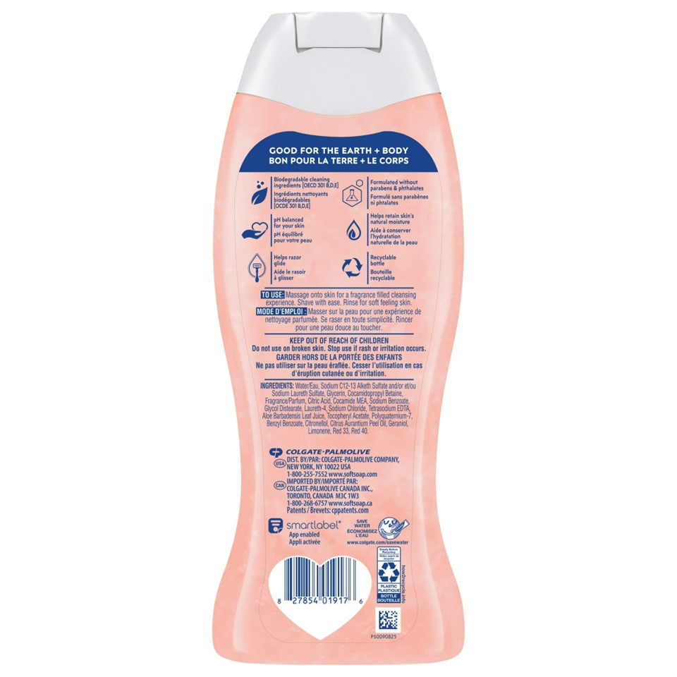 Softsoap Body Wash and Shave Gel Creamy Strawberry - 20oz/4pk