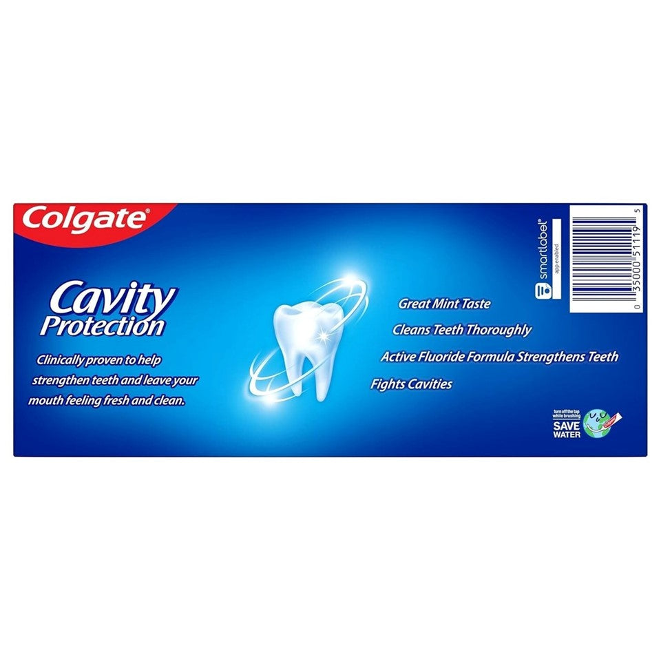 Colgate Cavity Protection Toothpaste Fluoride Regular Twin Pack - (2x6.0)oz/12pk