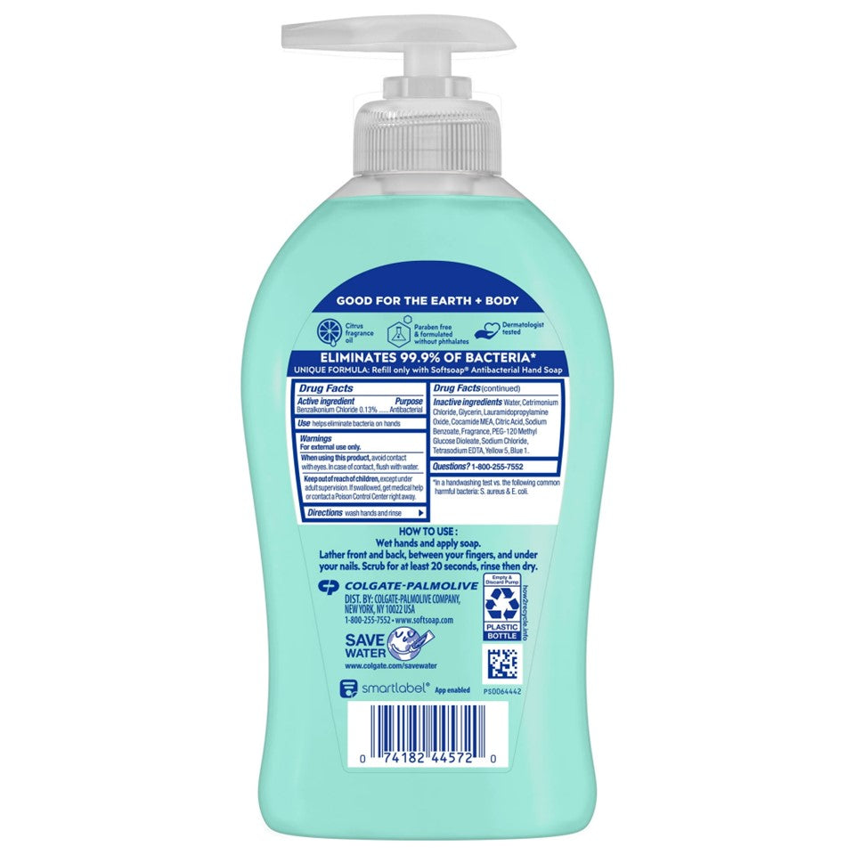 SoftSoap Liquid Hand Soap Pump Fresh Citrus - 11.25oz/6pk