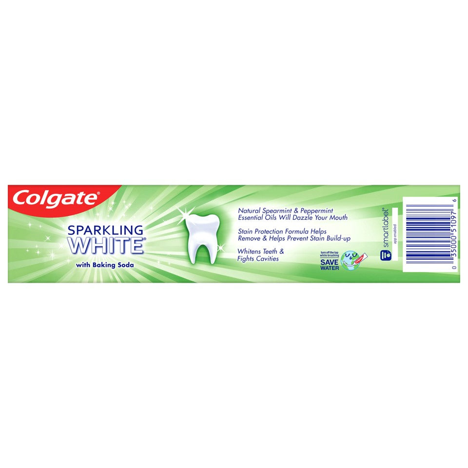 Colgate Sparkling White Mint Zing - 8oz/24pk