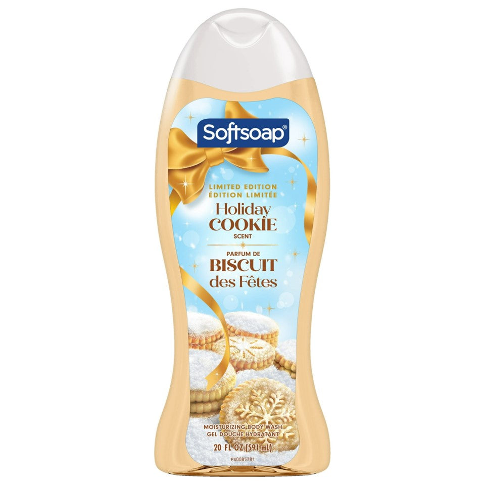 Softsoap Moisturizing Body Wash Holiday Cookie - 20oz/4pk