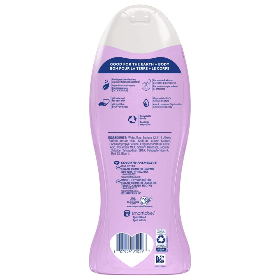 SoftSoap Moisturizing Body Wash Miami Sunrise Plum & Freesia - 20oz/4pk