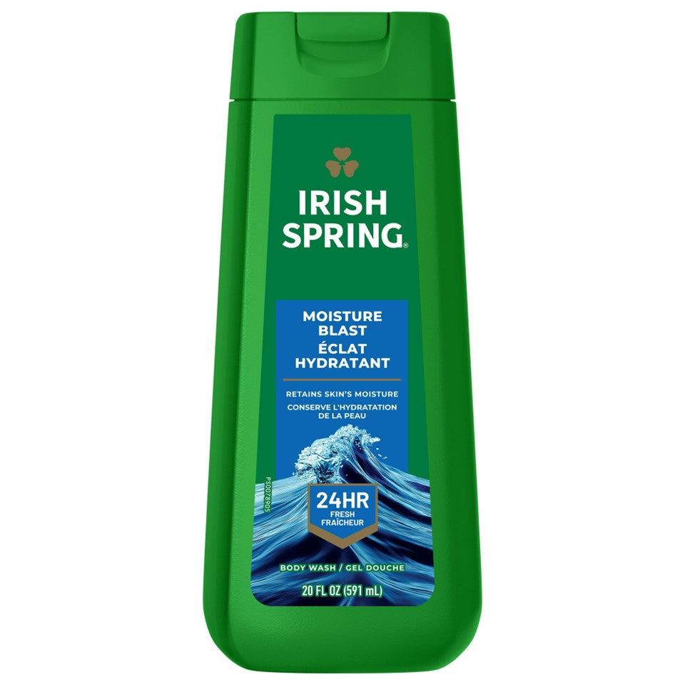 Irish Spring Body Wash Moisture Blast - 20oz/4pk