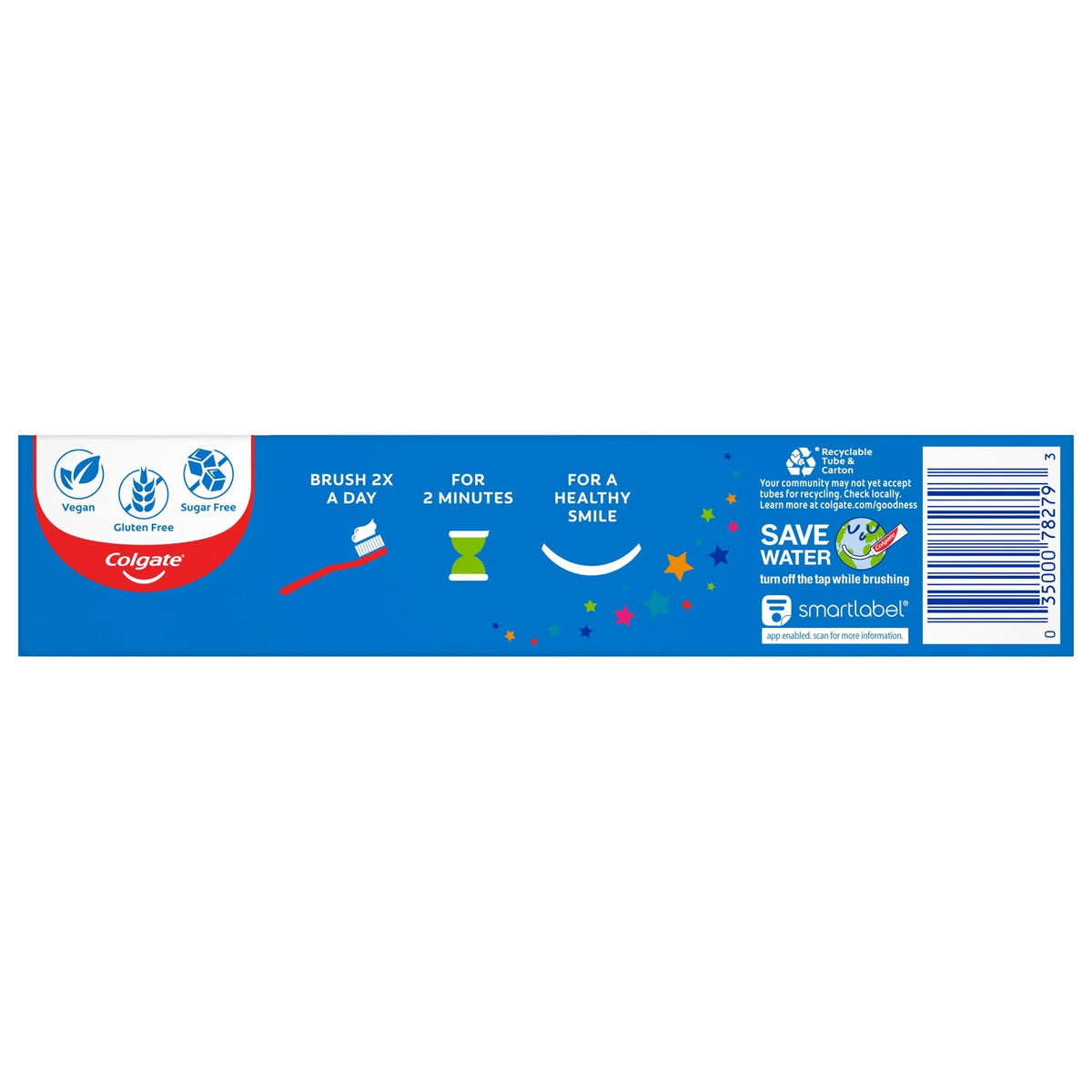 Colgate Toothpaste Kids Cavity Protection Bubble Fruit - 2.7oz/24pk