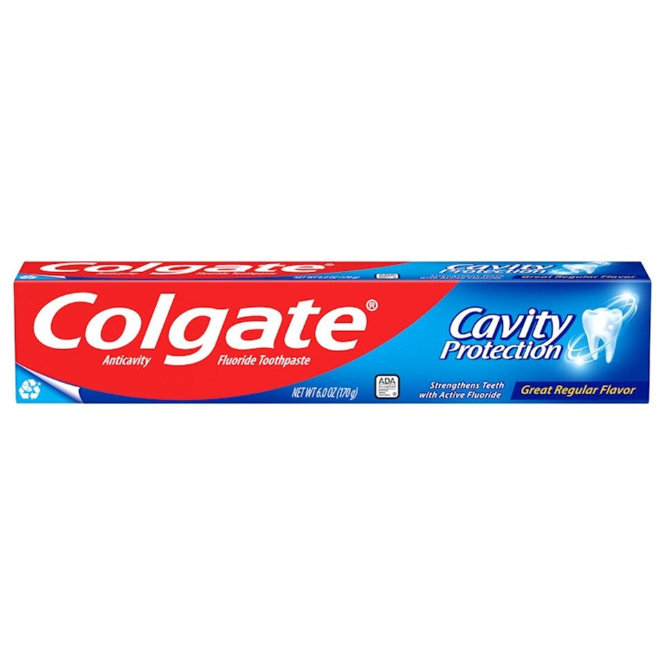 Colgate Cavity Protection Toothpaste Fluoride Regular - 6oz/24pk