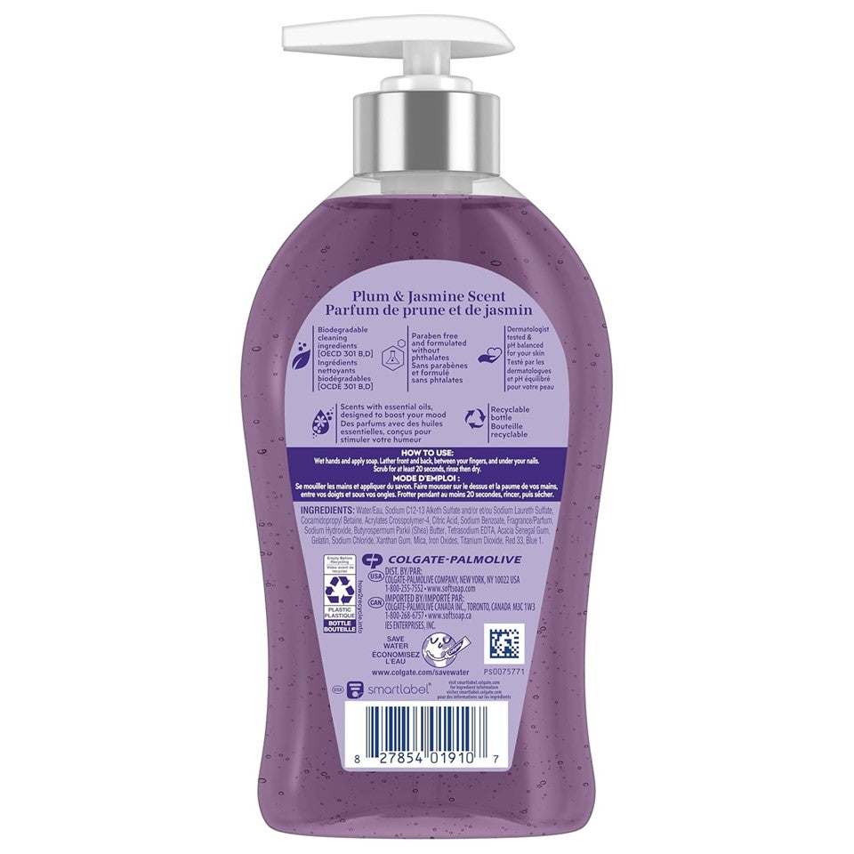 SoftSoap Renewed Liquid Hand Soap Pump Plum and Jasmine - 11.25oz/6pk