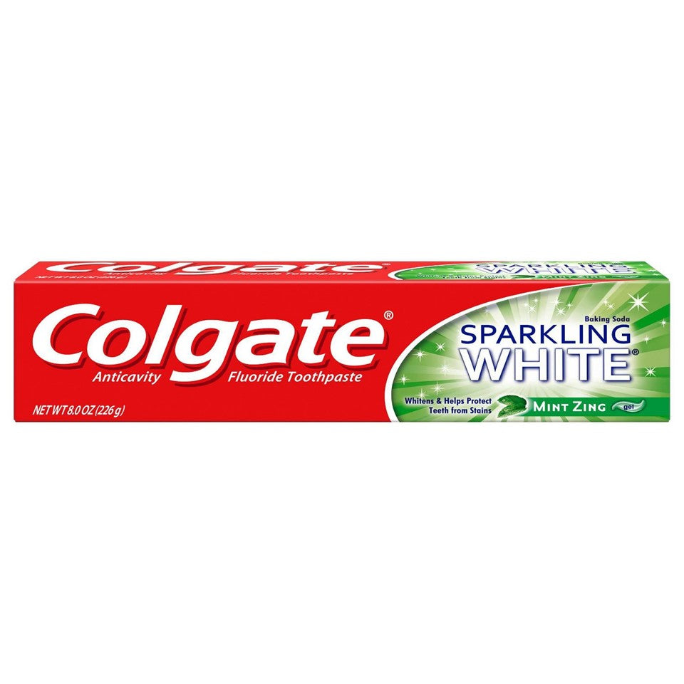 Colgate Sparkling White Mint Zing - 8oz/24pk